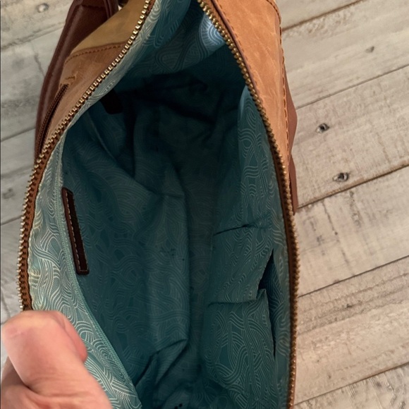 The Sak Tan and Brown Medium Sized Shoulder Bag - Picture 3 of 10